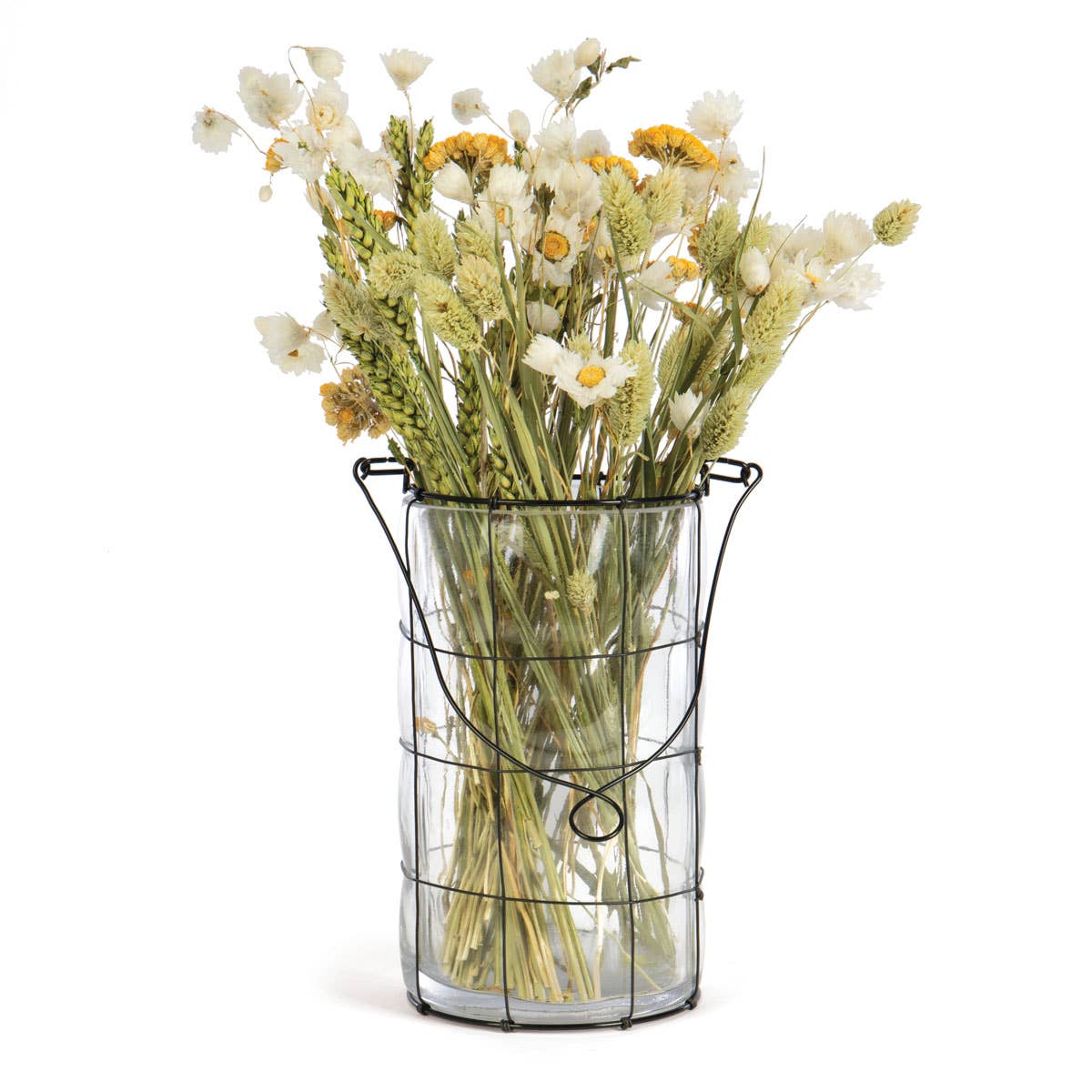 Willow Group - Wholesale Vase - RD WIRE/GLASS VASE DH **MM12**4