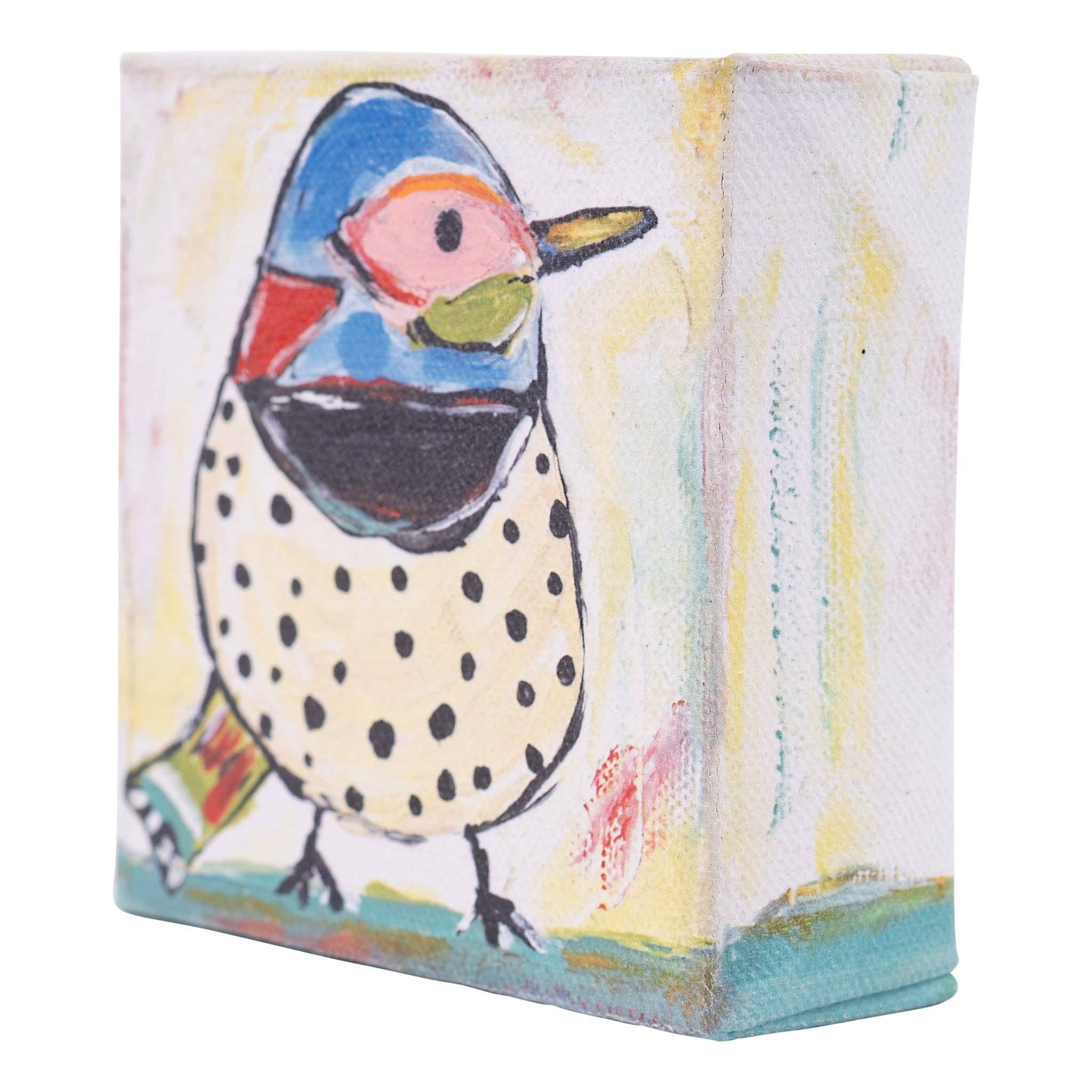 Glory Haus - Wholesale Painting/Drawing - Funky Feathers Bird Canvas1