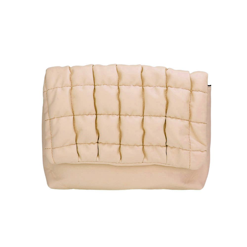 Sensibling Corp. - Wholesale Crossbody Bag - Women's - Faux Leather Quilted Padded Crossbody Bag6