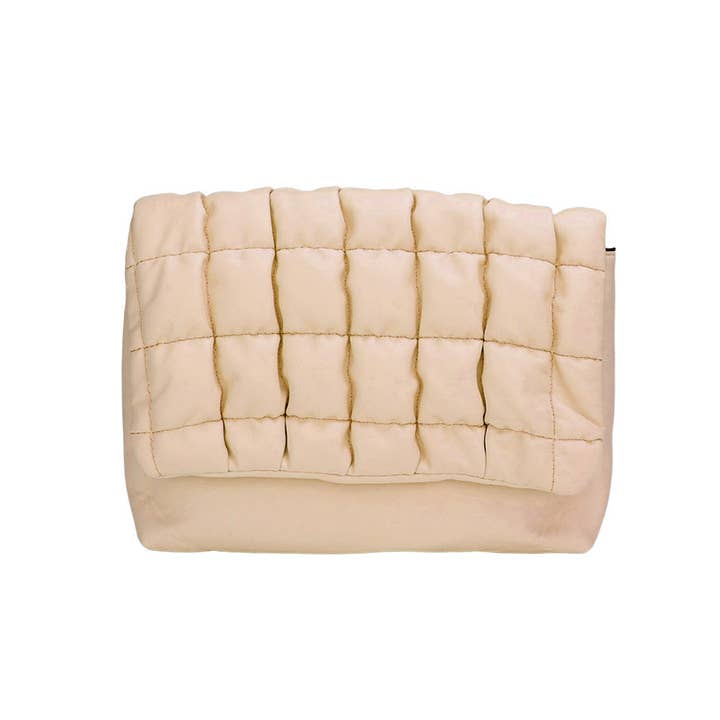 Sensibling Corp. - Wholesale Crossbody Bag - Women's - Faux Leather Quilted Padded Crossbody Bag6