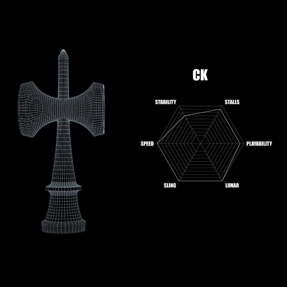 KROM KENDAMA - Wholesale Wood Toy - Kids - KROM · POP LOL LIME GREEN · KENDAMA10