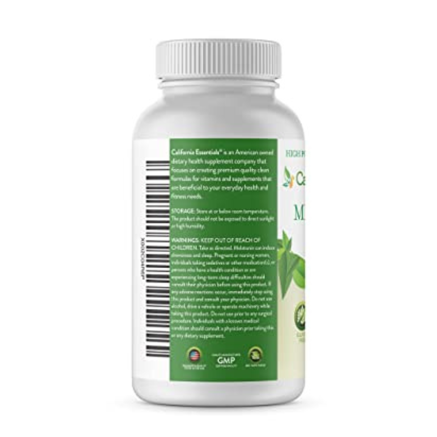 California Essentials - Wholesale Oral Supplement/Vitamin - Melatonin Natural Sleep Aid Supplement - 10mg Gluten Free9