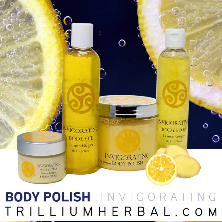 TrilliumHerbal Company – wholesale Body wash/shower gel – Lemon Ginger - BODY SOAP4