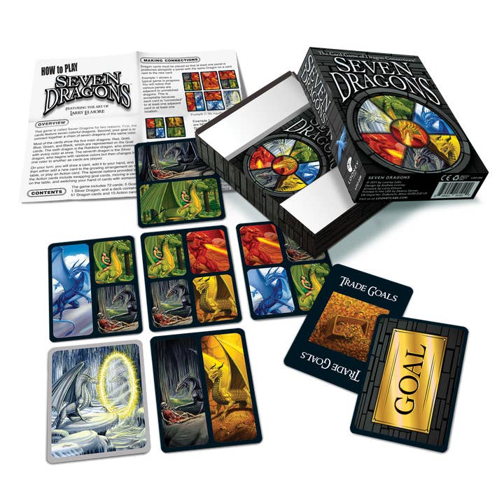 Looney Labs - Wholesale Card Game - Seven Dragons1