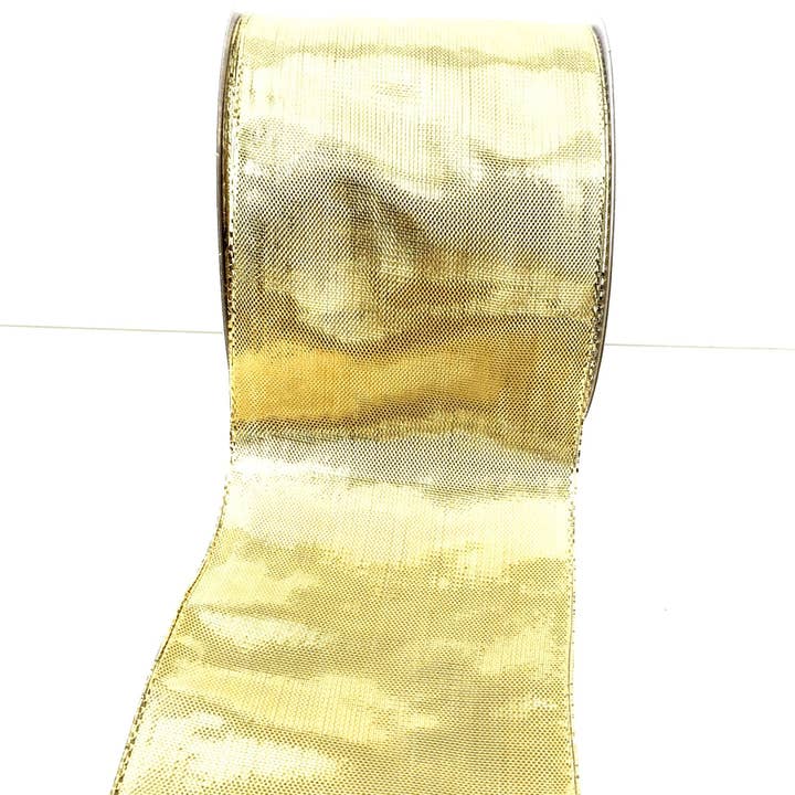 Lee Display - Wholesale Ribbon - Gift Wrapping - Gold Christmas Ribbon4