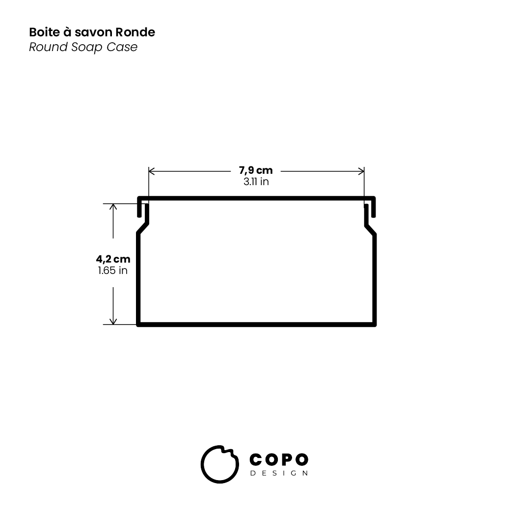 Copo Design - Venta al por mayor Bolsita de jabón - Estuche redondo para jabón de viaje - Pastel - Sin plástico3