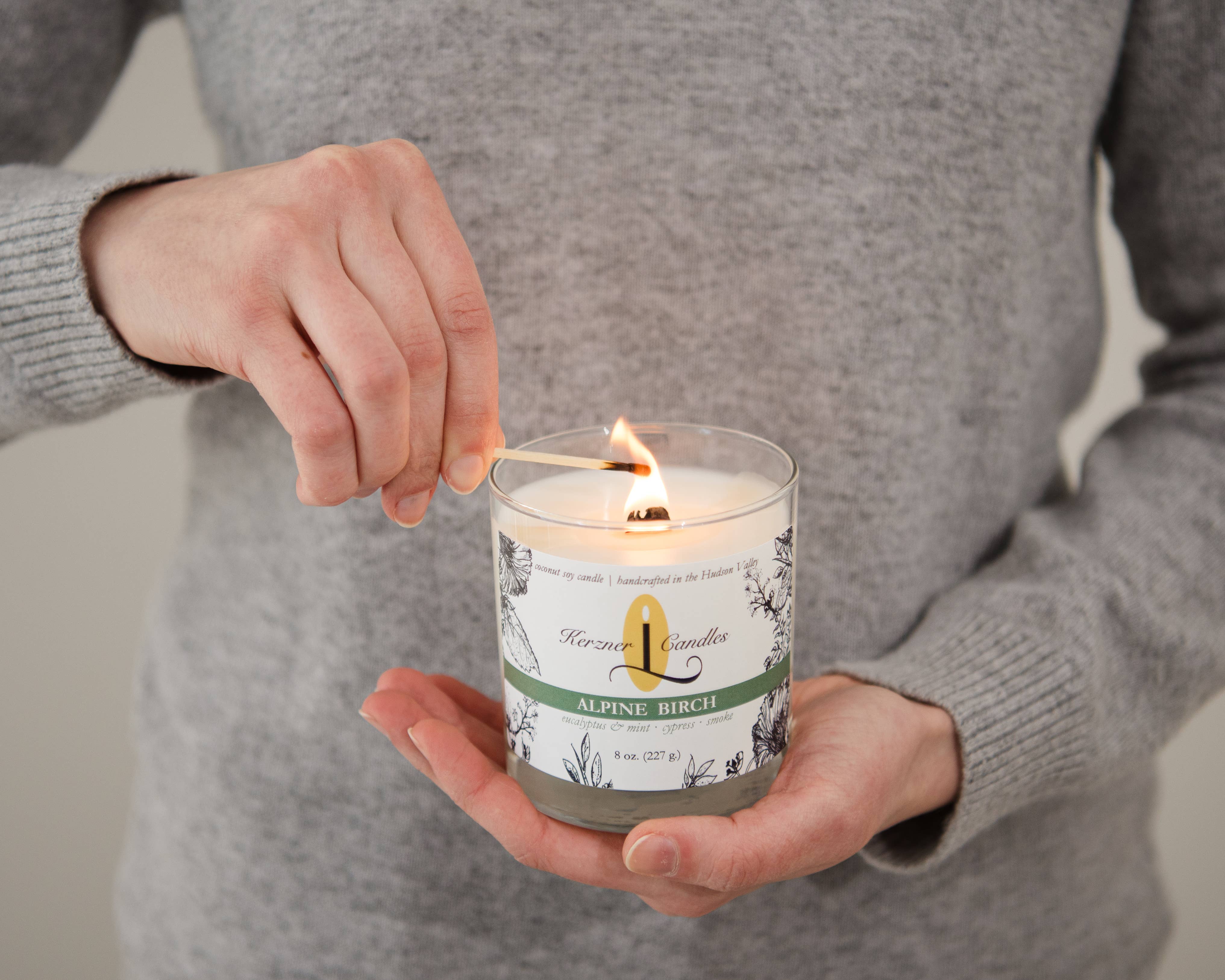 Kerzner Candles LLC - Wholesale Jar/Filled Candle - Alpine Birch 8 oz. candle3