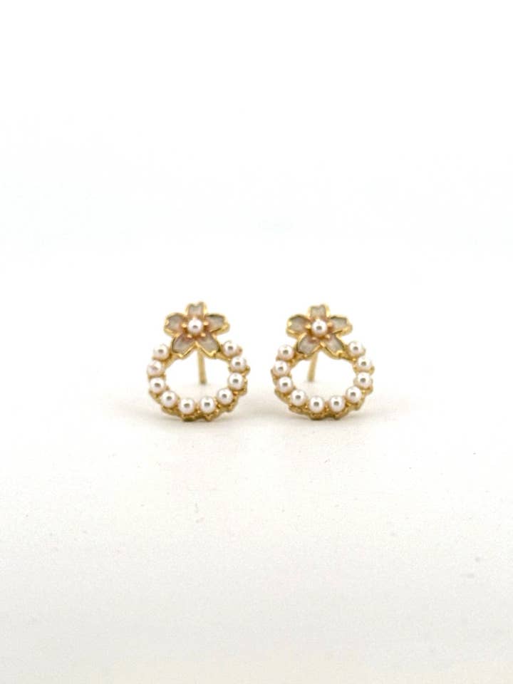 Perlenkreis W Blume für den Großhandel von Nette Road Wholesale