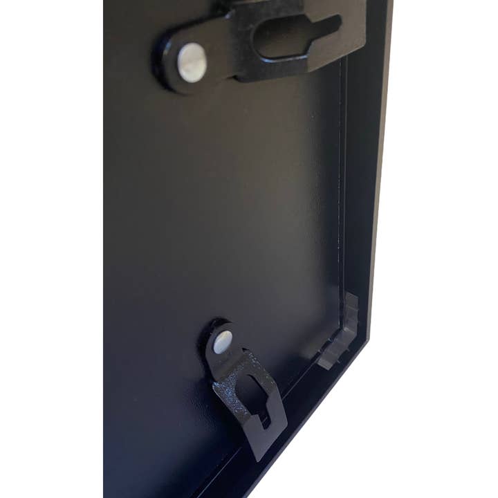 On The Wall Frames - Wholesale Picture frame - 8x10 Satin Black Metal Photo Frame3