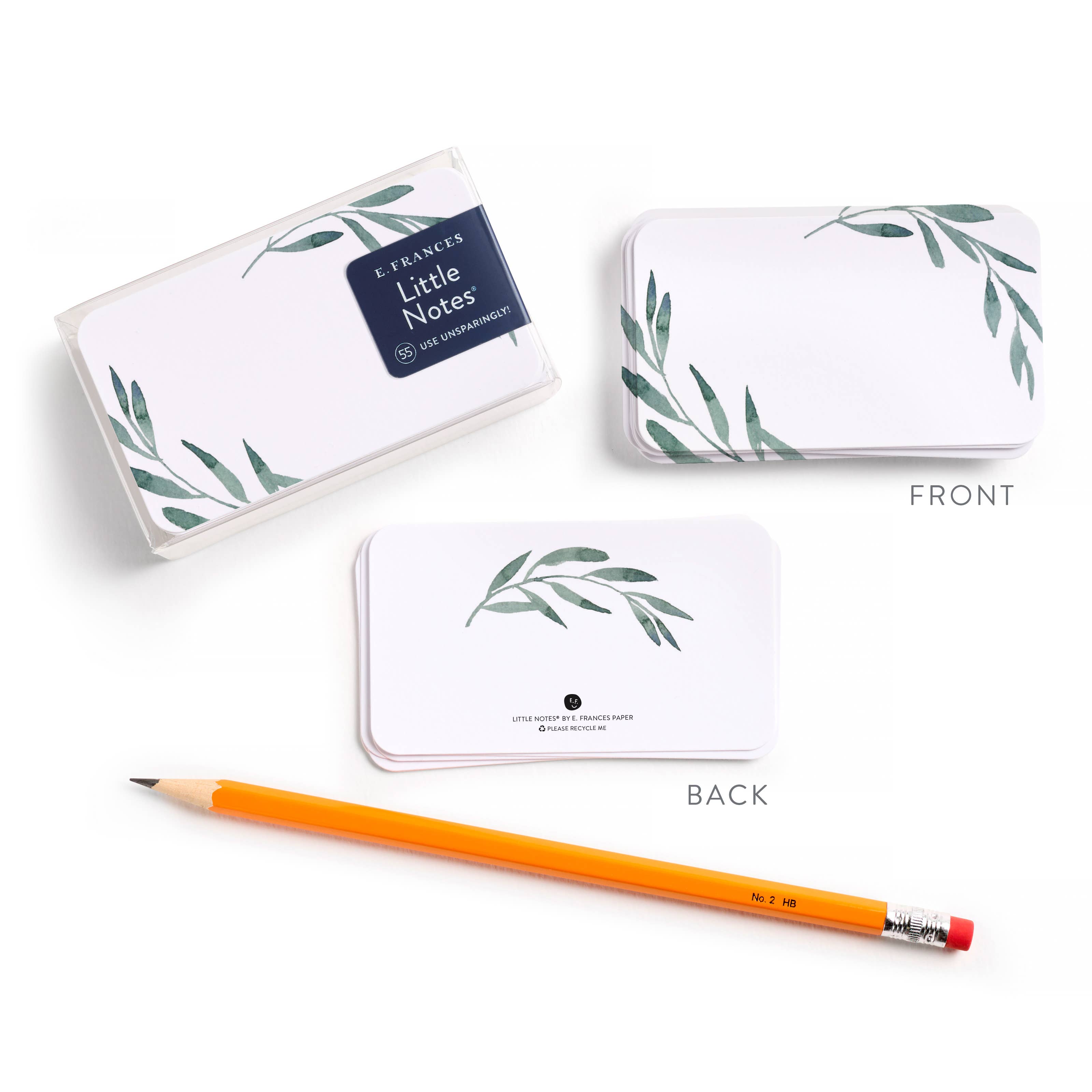 E. Frances Paper - Venta al por mayor Conjunto de papelería y tarjetas - Ramas de Olivo Pequeñas Notas®1