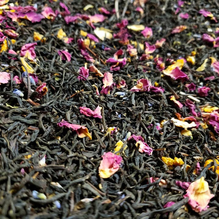 Valhalla Tea Company - Wholesale Loose Tea - Santa Muerte | Earl Grey | Raspberry, Lavender, Rose | Black