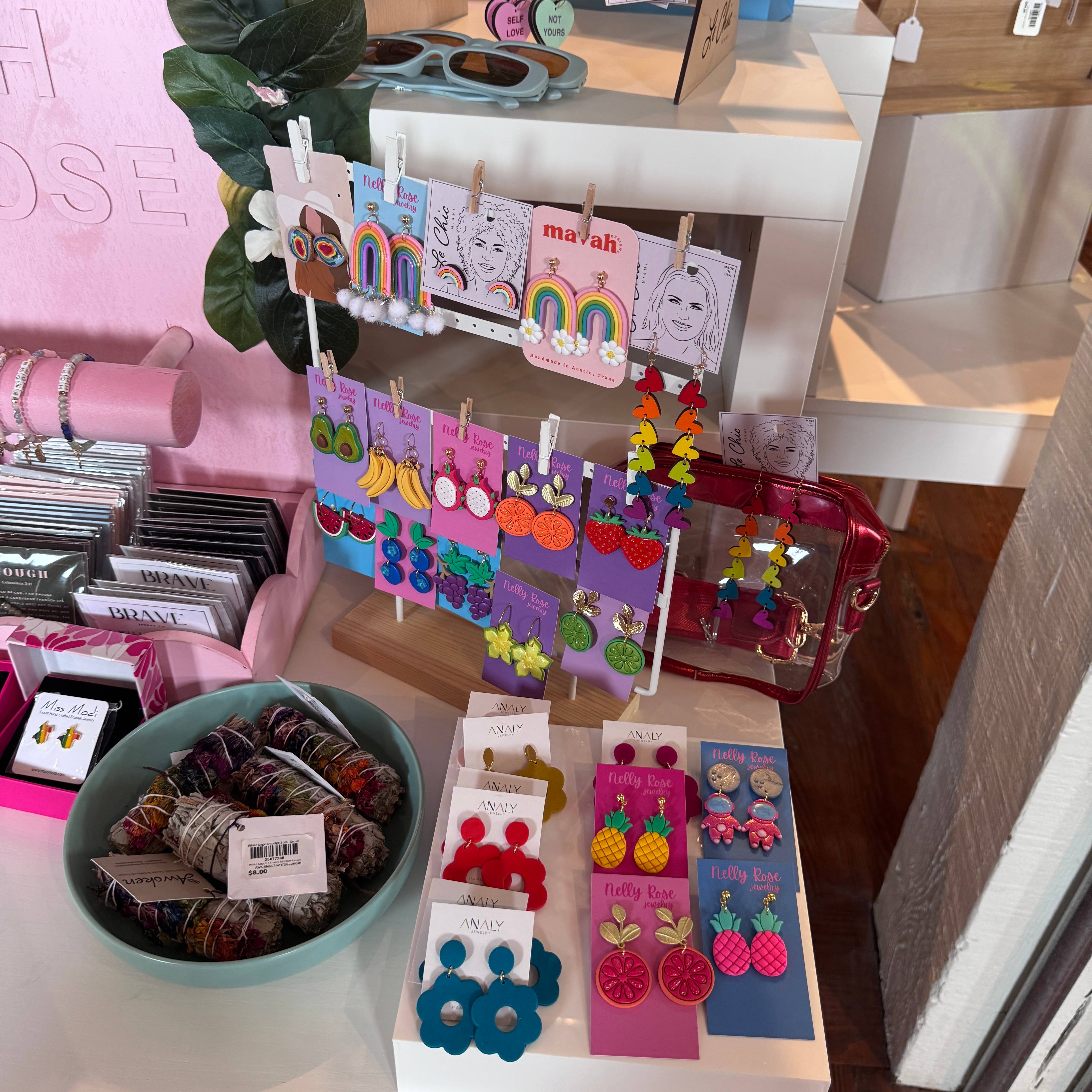 Nelly Rose Jewelry - Wholesale Dangle Earrings - Sourdough Bread Earrings | Handmade | Polymer Clay10