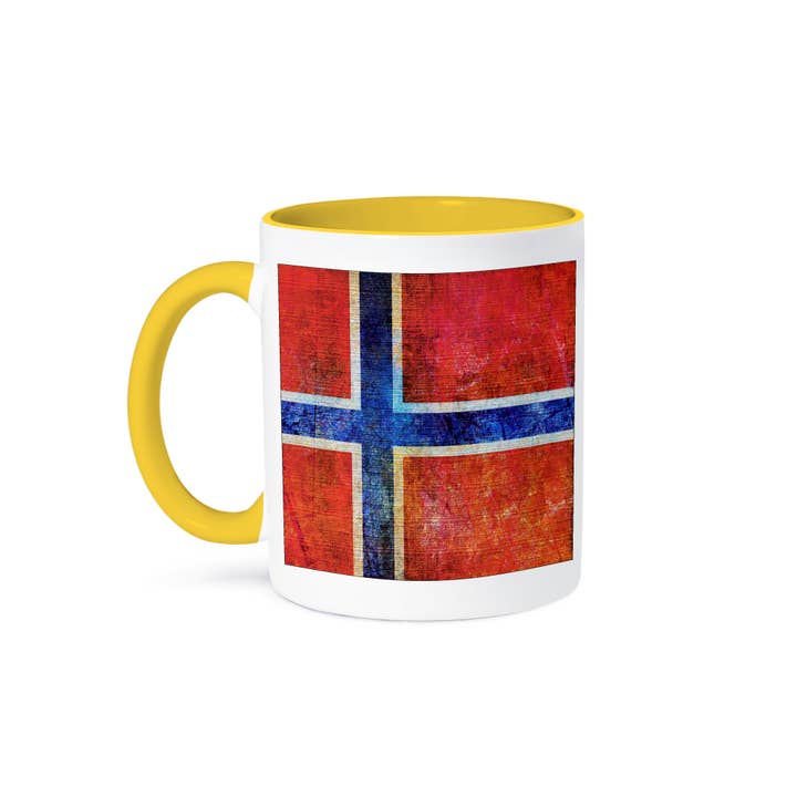 3dRose - Wholesale Coffee Mug - 3dRose, Distressed Style Grunge Flag Of Norway, Mug