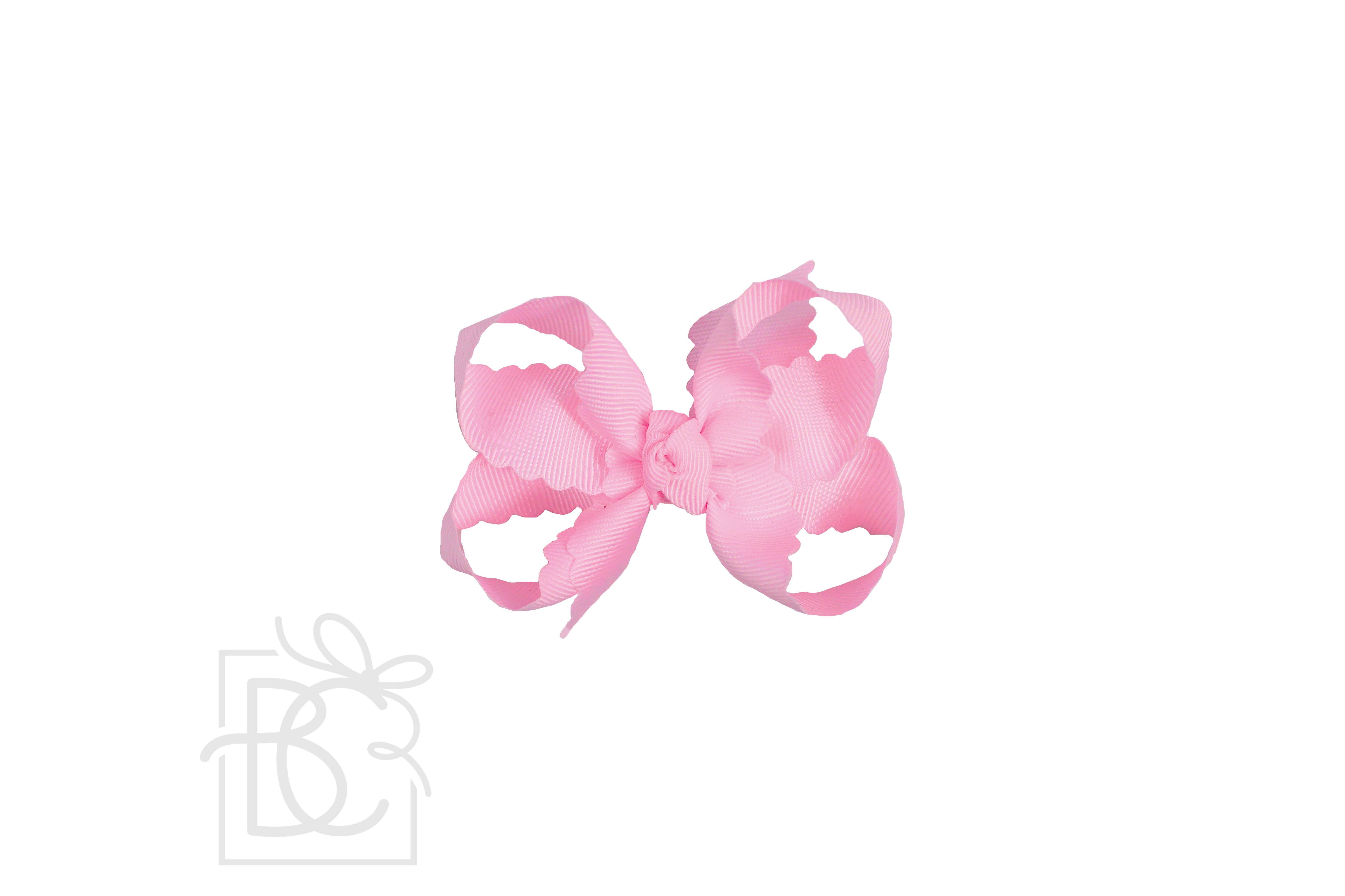 Beyond Creations, LLC – wholesale Hair bow – Kids – SCALLOPED EDGE BOW7