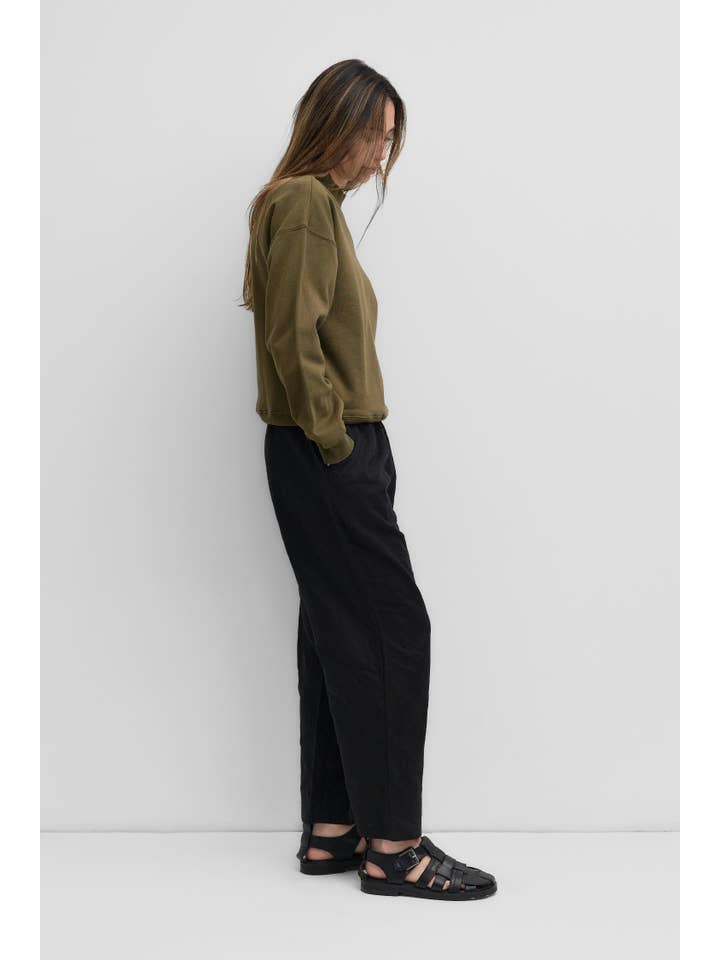 MOD REF - Wholesale Sweatshirt - Women's - The Trey Sweater | Mock Neck Sweater
