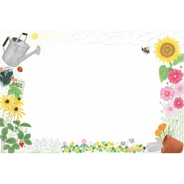 Lettering By KT - Wholesale Stationery/Notecard Set - Garden Set of 8 Flat Cards2