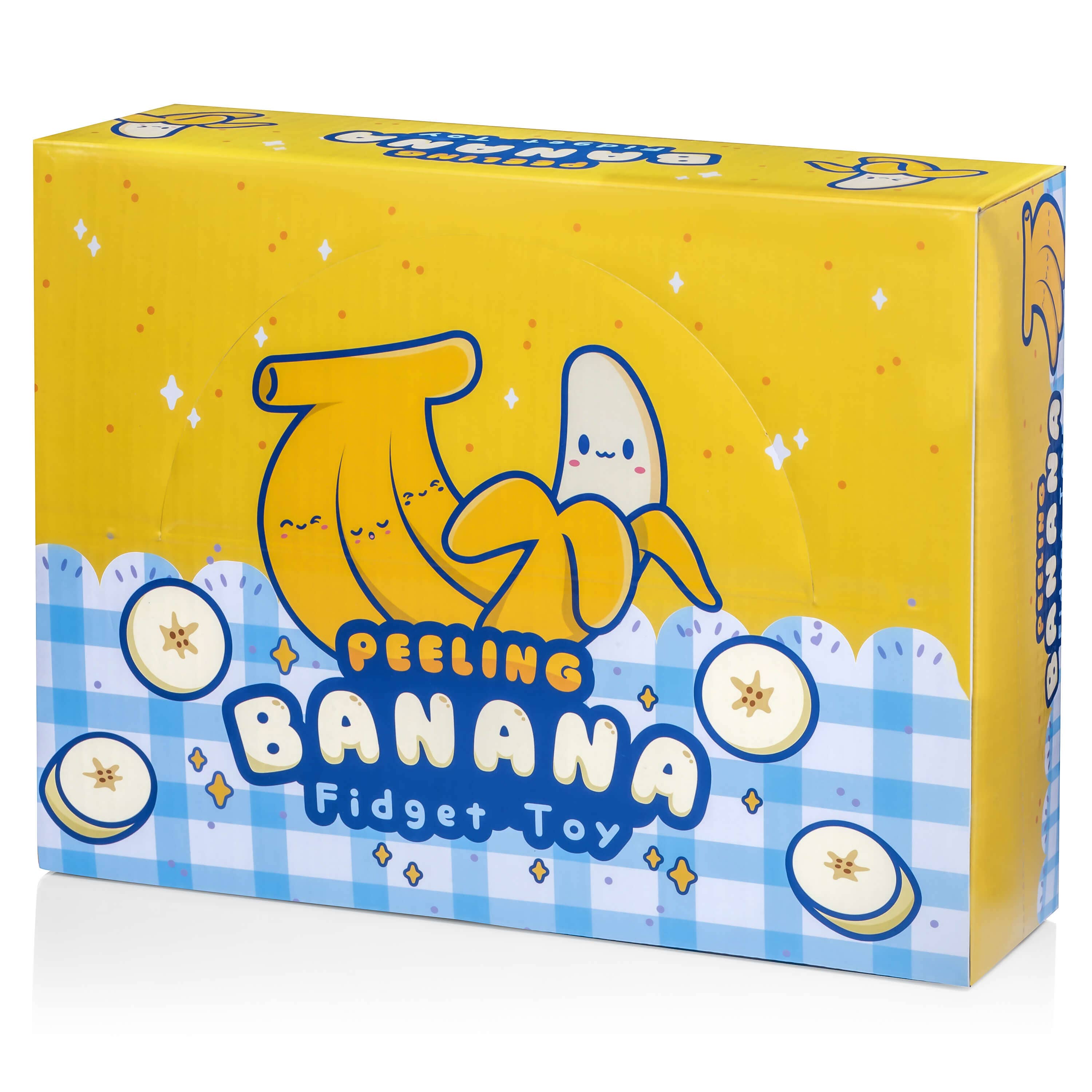 Kawaii Slime Company - Wholesale Squishy Toy - Kids & Baby - Peeling Banana Squishy Stress Toy (12pcs/case)11