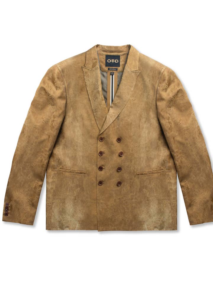 Veste souple à double boutonnage 8 boutons à revers en pointe pour la vente par ON THIS DAY