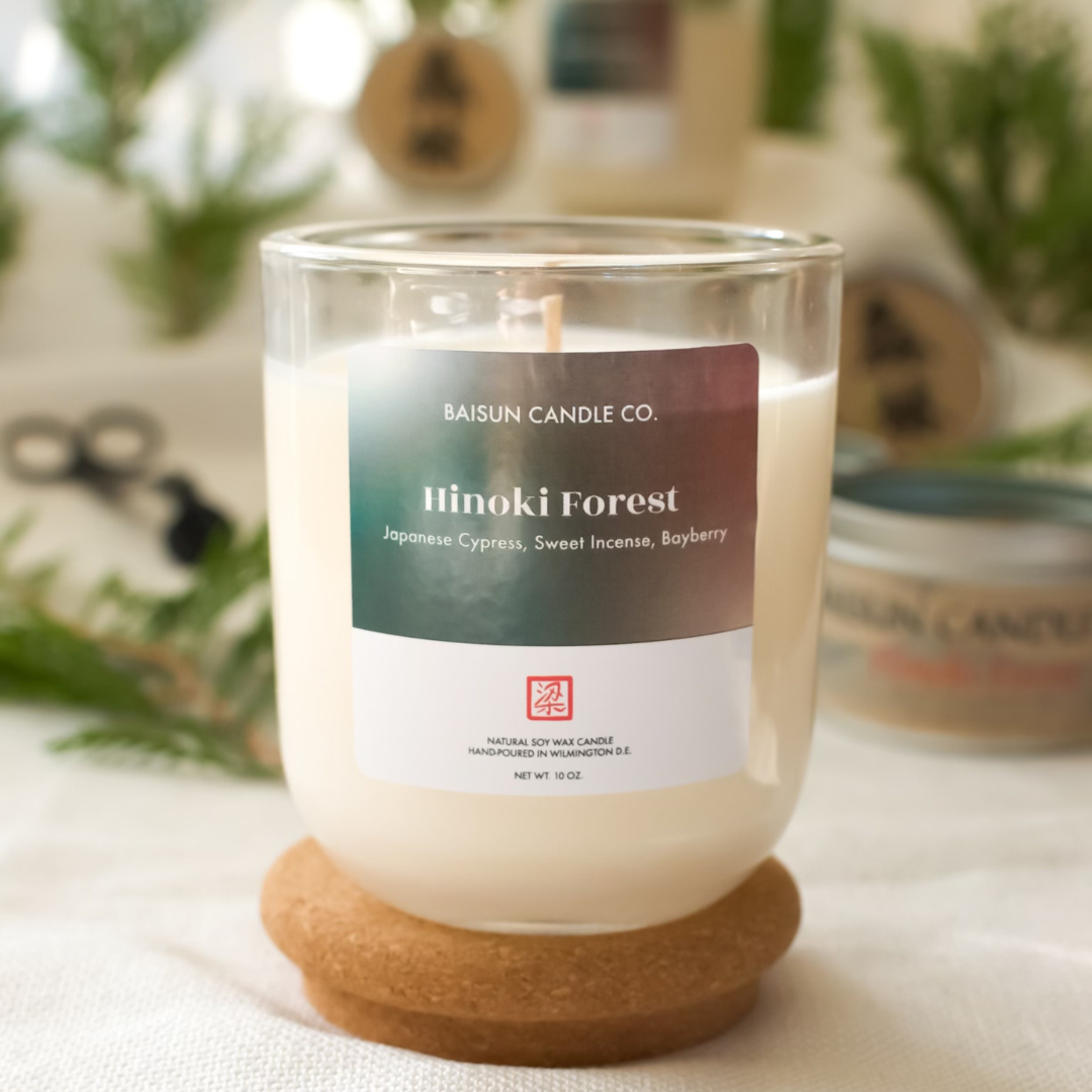 Baisun Candle Co. - Wholesale Travel Candles - Hinoki Forest- Scented Candle2