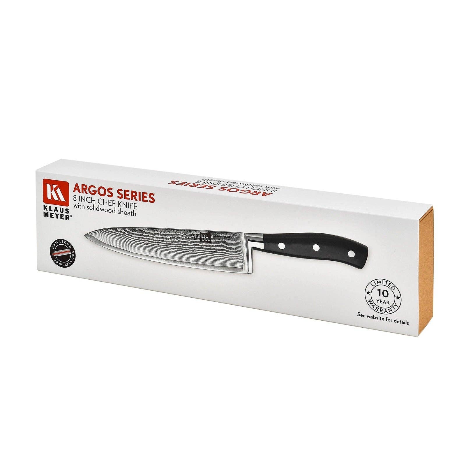 Klaus Meyer - Vente Couteau de cuisine/multi-usage - Couteau de chef Argos de 8 po7