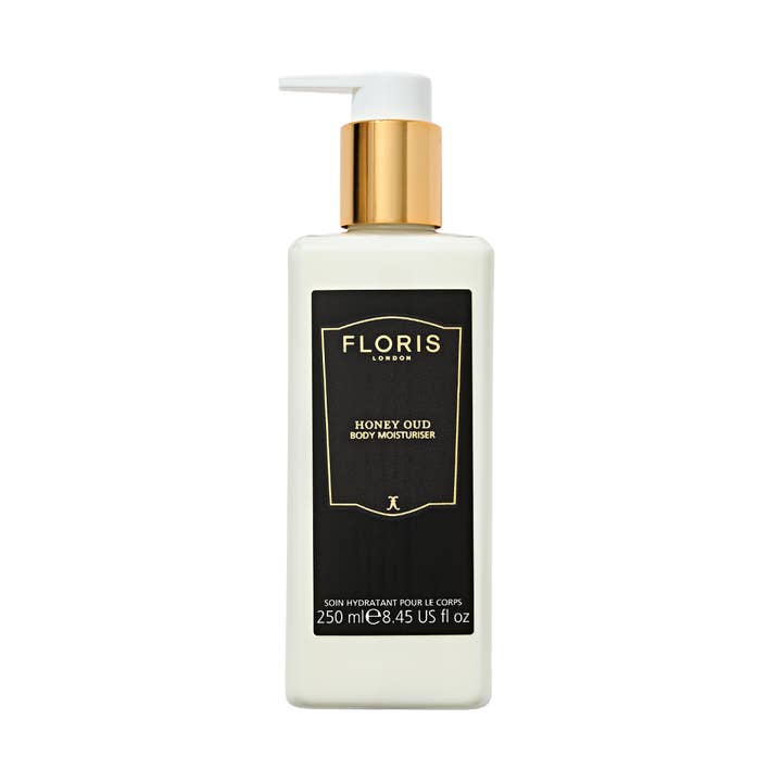 Nouveau ! Hydratant Corporel Miel Oud Gourmand & Ambre 250ml pour la vente par Floris London