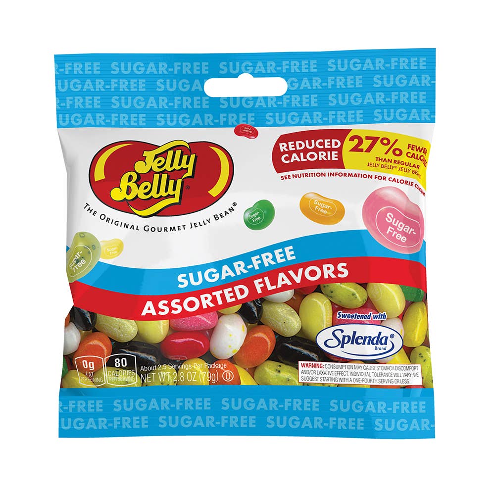 I Got Your Candy - Wholesale Gummy - Jelly Belly Sugar Free Jelly Beans Bag 2.8oz - 12ct