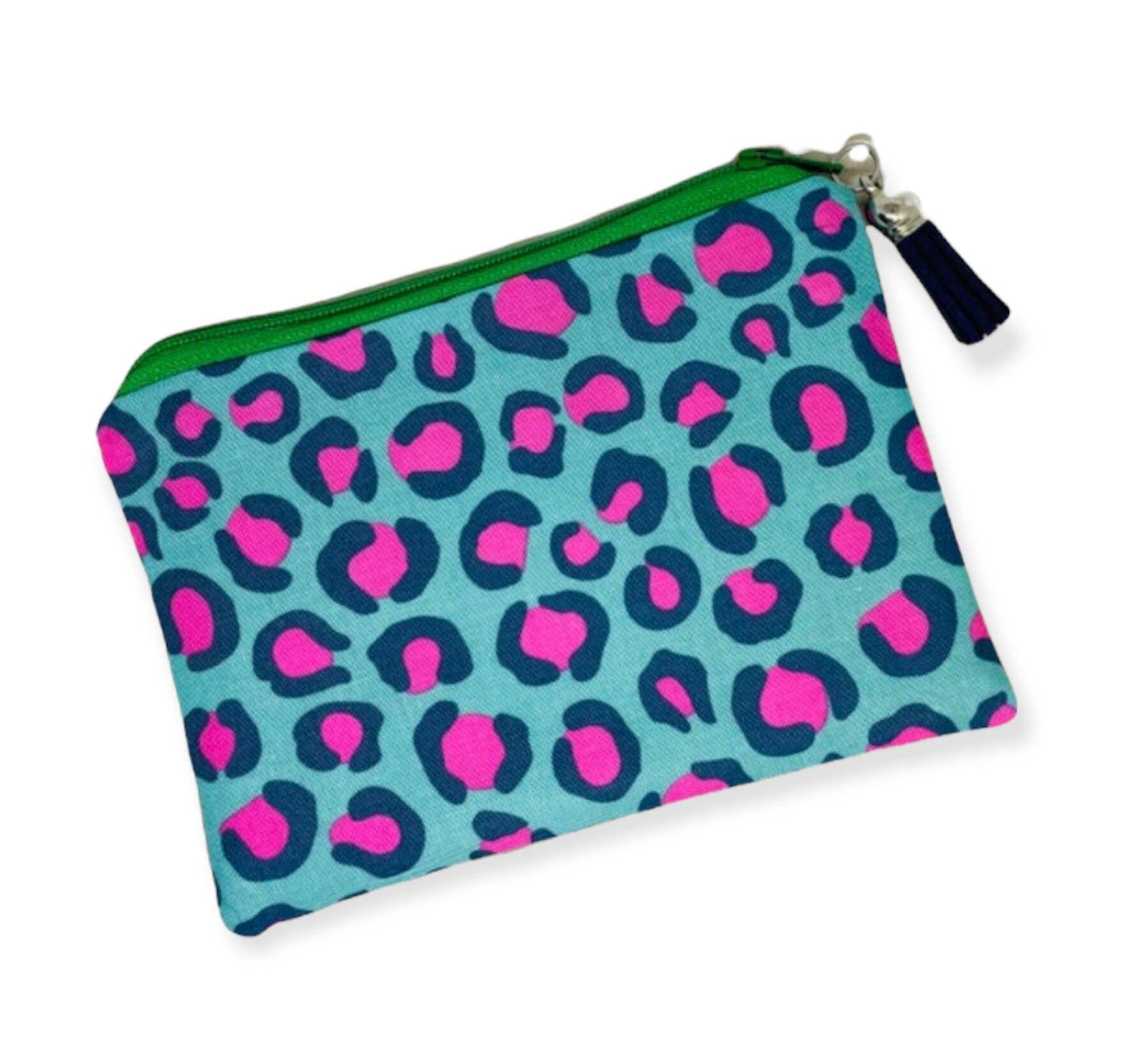 Jewells – wholesale Coin purse – Women’s – Leopard Print bright Coin Purse Pouch 2 colours 2 sizes0