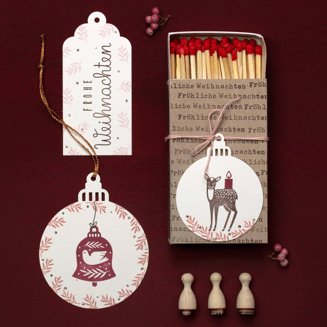 Perlenfischer - Wholesale Rubber/Decorative Stamp - 5x Stamp | Peace Bell2