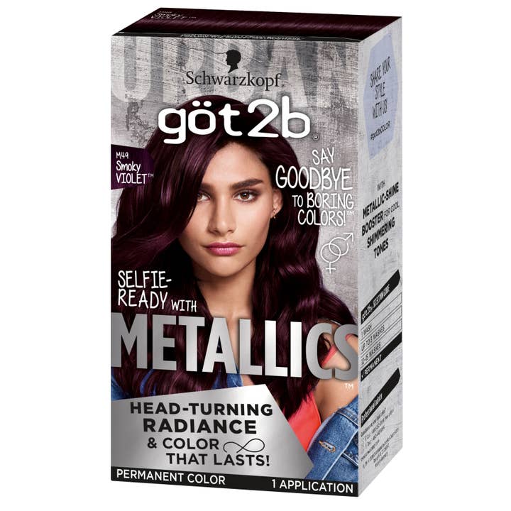 First Choice Buying - Venta al por mayor Coloración para el pelo - Got2b Metallics Coloración Permanente para el Cabello, M49 Violeta Ahumado
