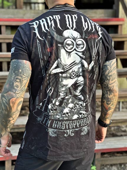 Camiseta Fact of Life "Imparable" TS-86 negra para venta al por mayor de Fact of Life