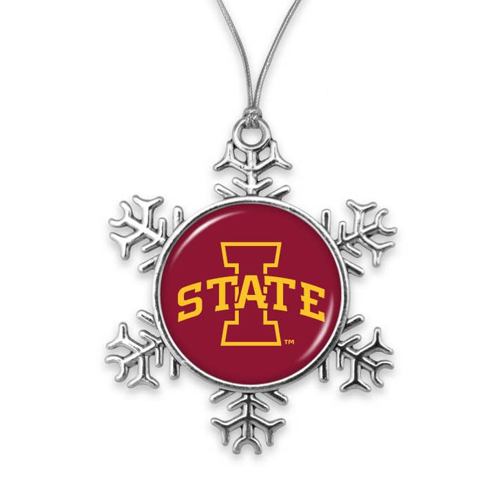 Iowa State Cyclones Snowflake Ornament for wholesale by From The Heart