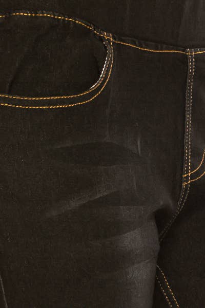 Color 5 - Wholesale Jeans - Women's - Plus size basic denim pull on casual denim flare jeans4