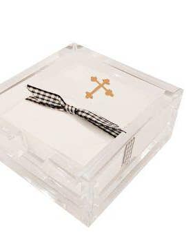 Notepads/Unpadded - 2 Cross for wholesale by Stevie Streck Designs