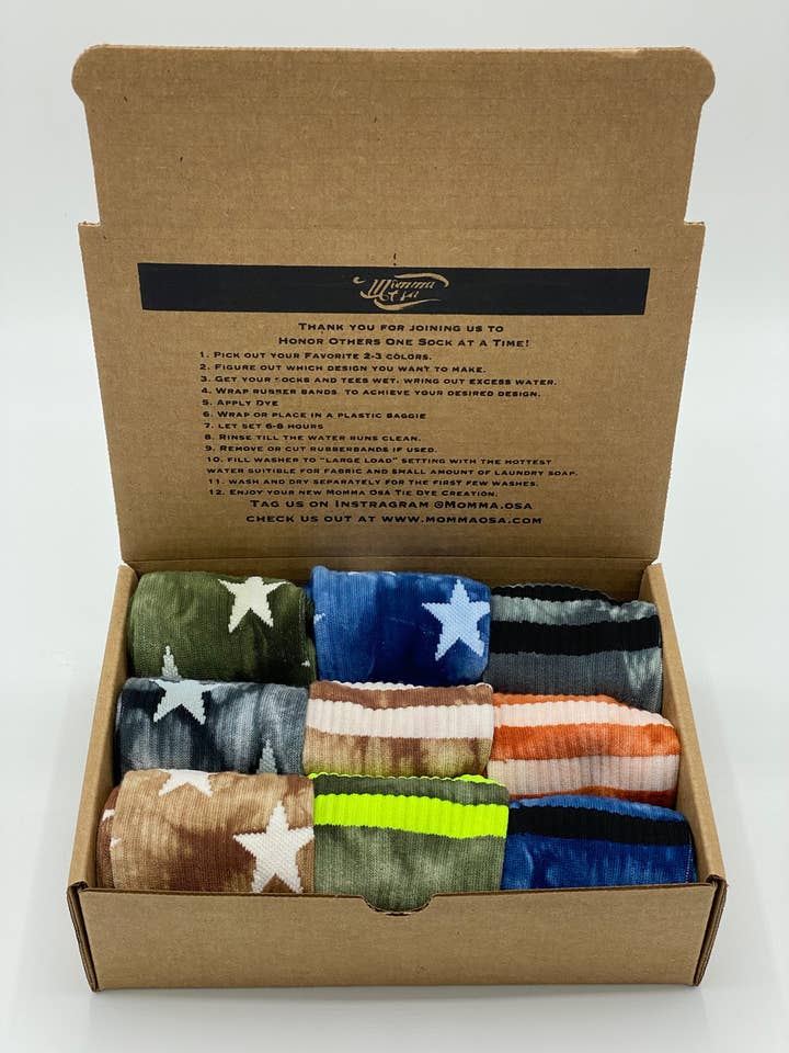 Stars and Stripes Socks Bundle for wholesale by Momma Osa