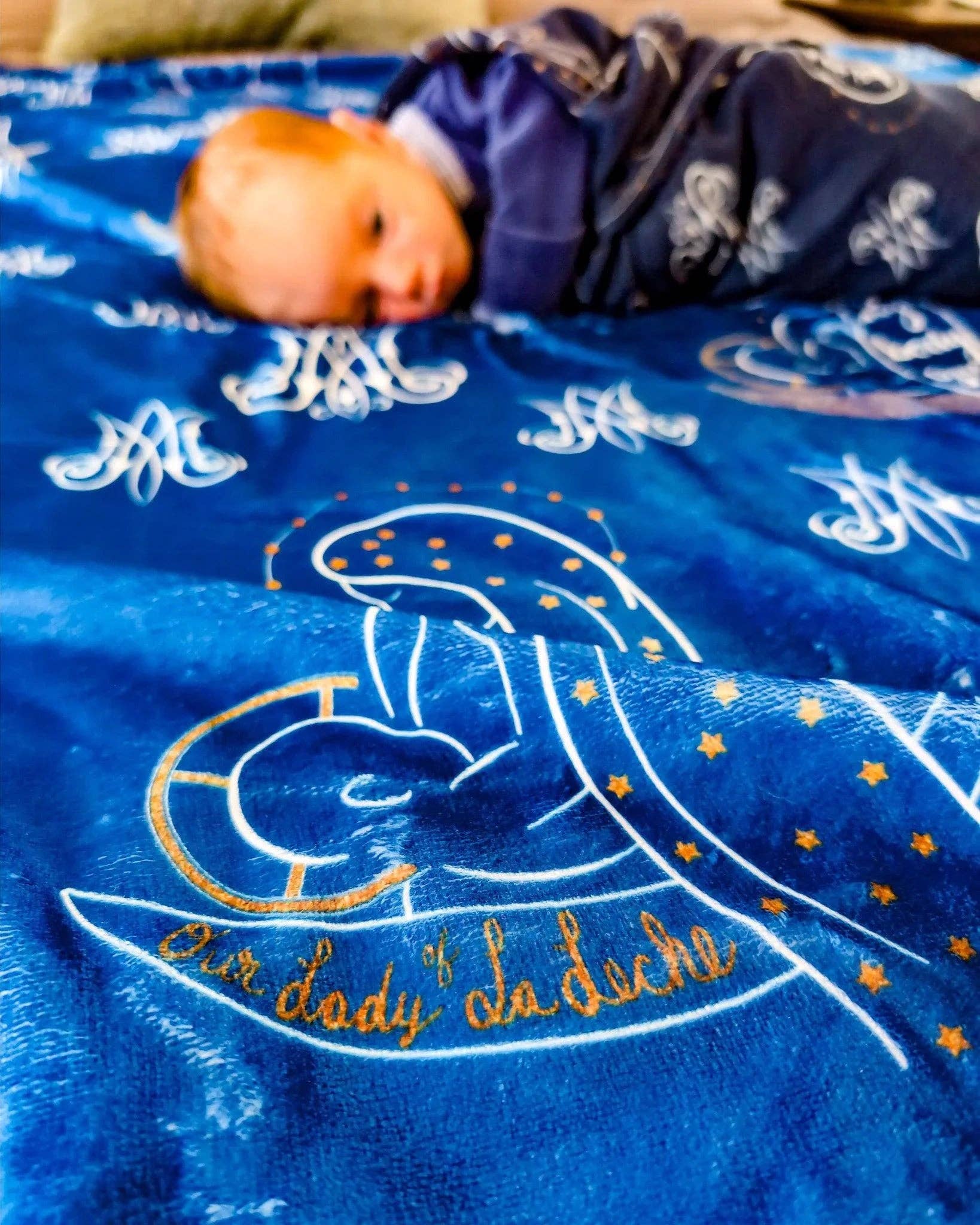 worthy of Agape - Wholesale Swaddle - Baby - Our Lady of La Leche Swaddle and Scarf6