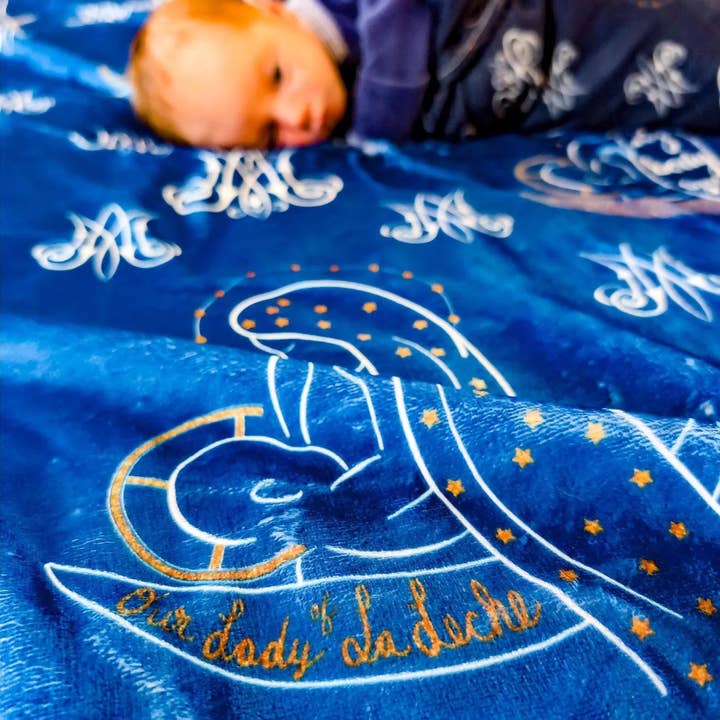 worthy of Agape - Wholesale Swaddle - Baby - Our Lady of La Leche Swaddle and Scarf6