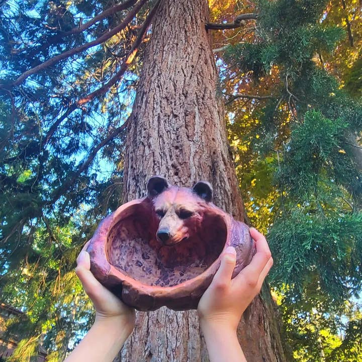 Shaping Spirit - Wholesale Sculpture - PRE ORDER - Spirit Bear Bowl – Sacred Animal Bowl for Protection, Healing & Intention3