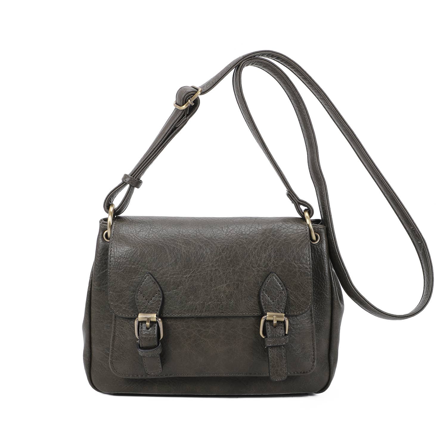 INES DELAURE - Wholesale Shoulder Bag - Women's - Compartmentalized satchel, satchel shape, medium size6