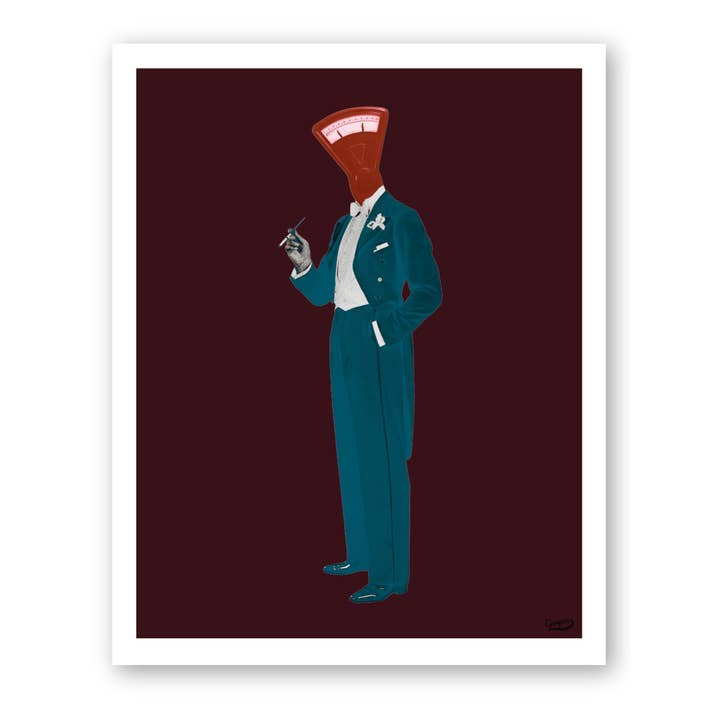 Pèseman Poster for wholesale by Gangzaï Design