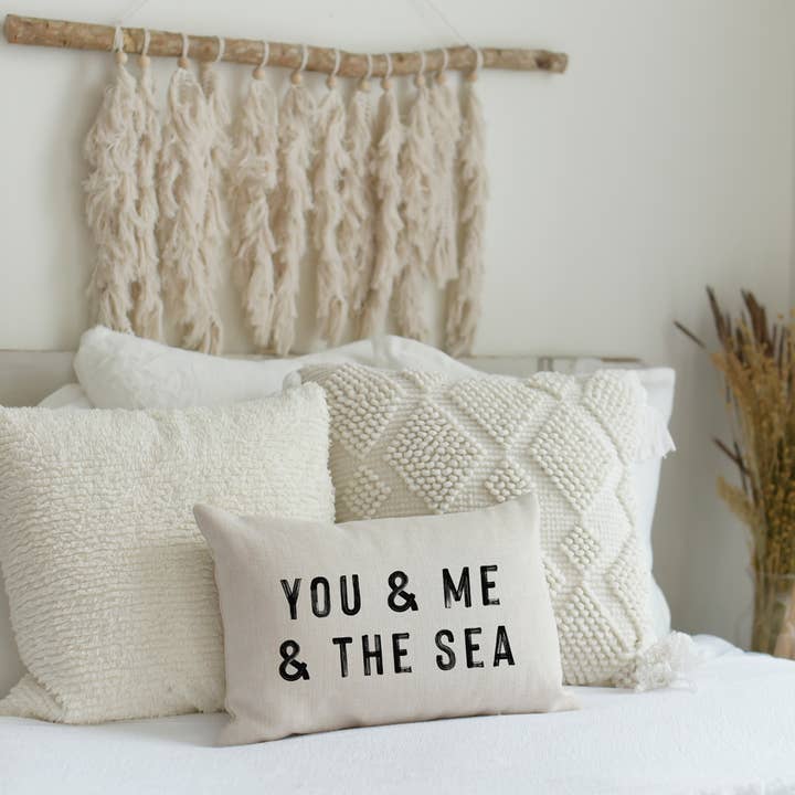 521handmade – wholesale Dekorativ kudde – Strandkudde - Du & Jag & Havet5