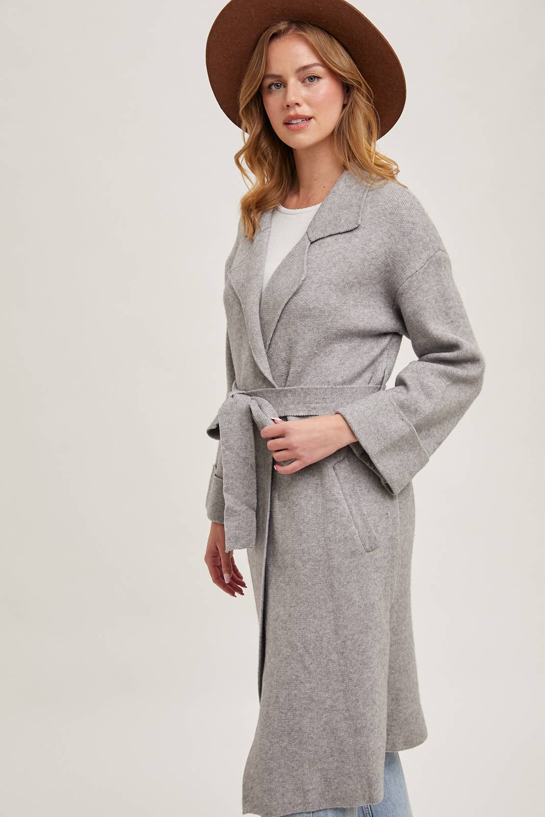 Bluivy - Venta al por mayor Gabardina - Mujer - Gabardina de punto oversize fácil de llevar25