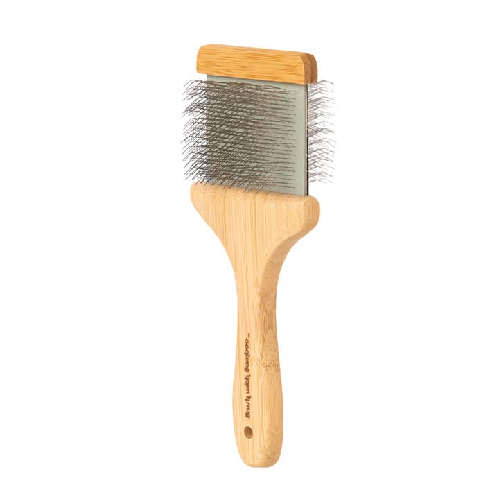 Brush With Bamboo – wholesale Pet brush – Cat/dog – Bamboo Flexible Slicker Pet Brush