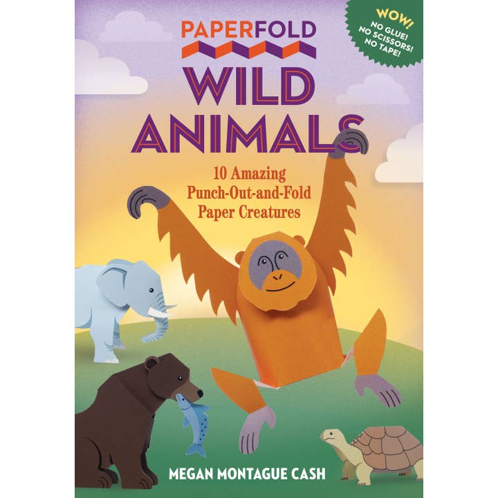 Paperfold Wild Animals for wholesale by Hachette Book Group