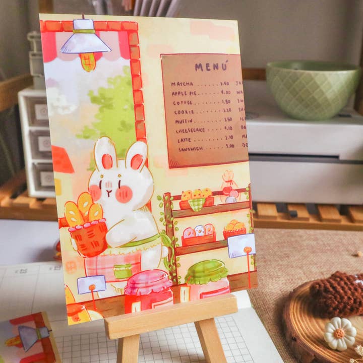 Art Print - Kawaii Bakery for wholesale by BlossomBujo Store