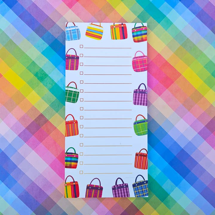 Bolsitas Checklist Notepad for wholesale by Cynthia Navarro Illustration