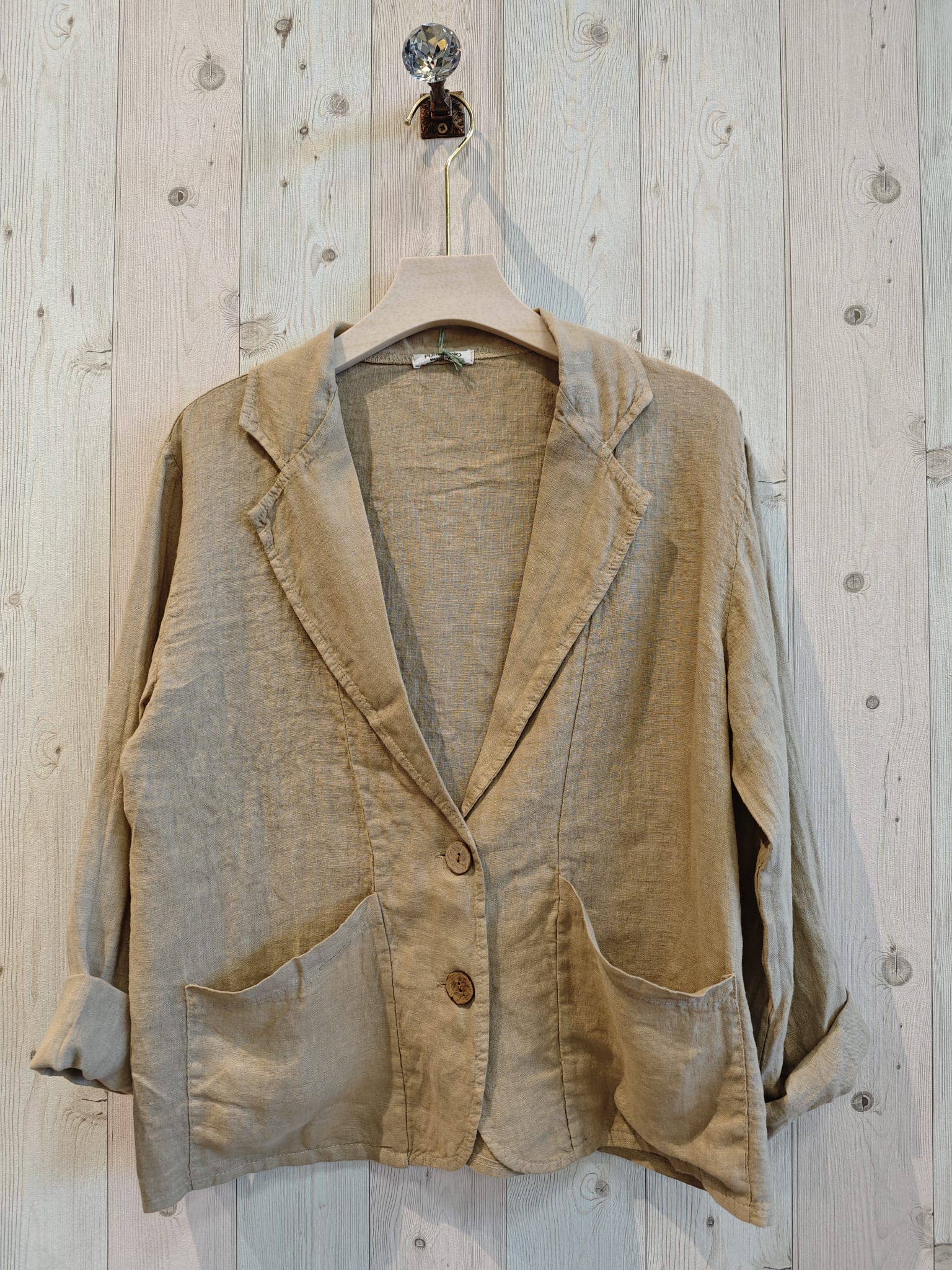 Linen & More - Wholesale Blazer - Women's - REF 17762 BLAZER TWO POCKETS 100% LINEN12