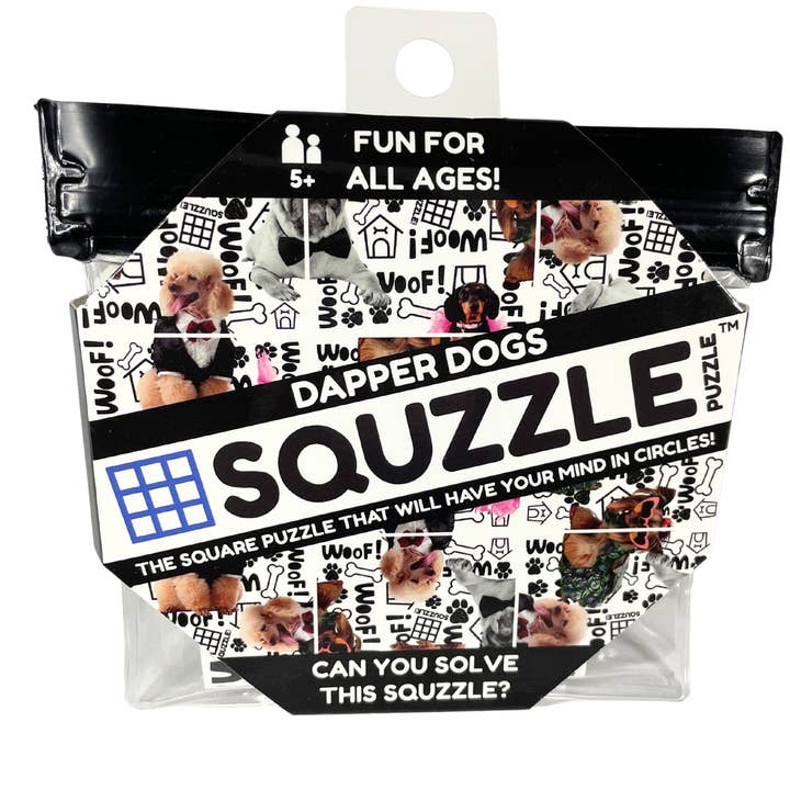 Dapper Dogs Squzzle Puzzle for wholesale by Fun Squared Games