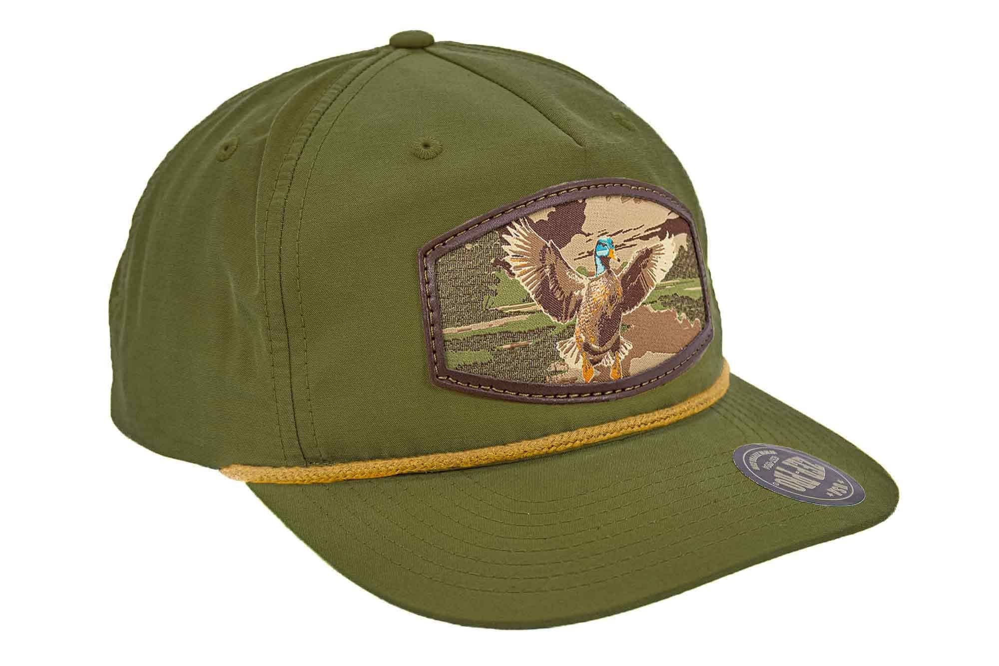 Zep-Pro - Wholesale Flat Brim Cap - Men's - Mallard Woven Patch Rope Hat.5