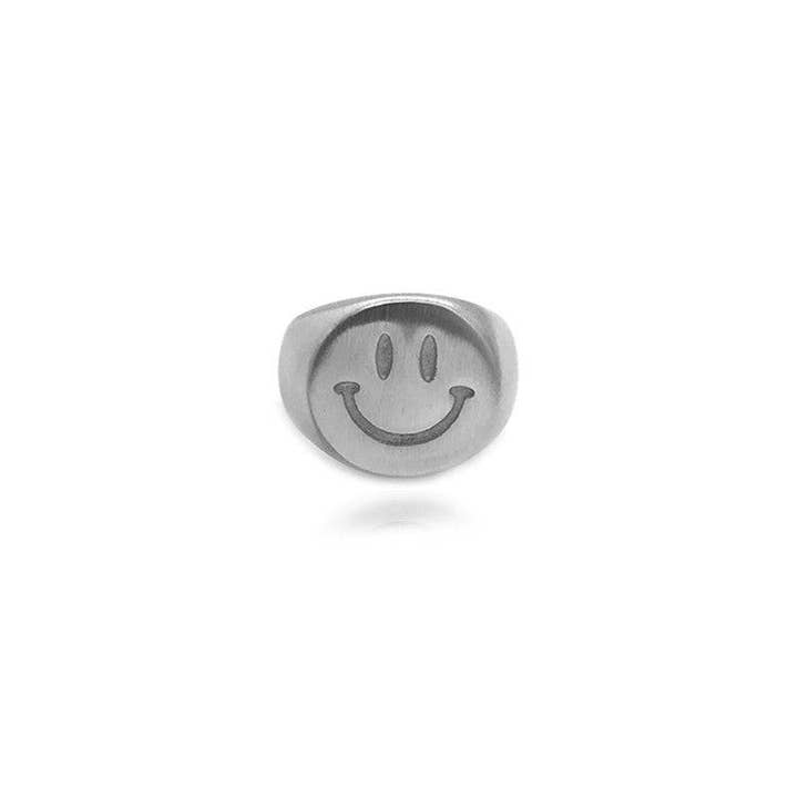 Réalta - Vente Chevalières - Bague Vice Smiley en or