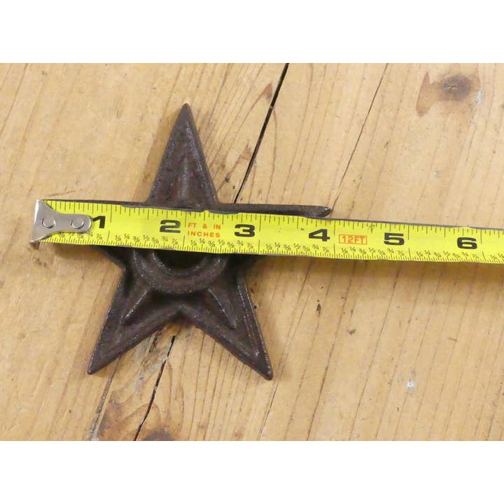 Midwest Craft House - Wholesale Wall Accent - CAST IRON STAR WASHER 4" WIDE